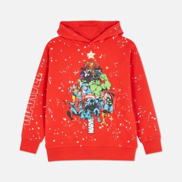 Kids' Marvel Comics Christmas Hoodie
