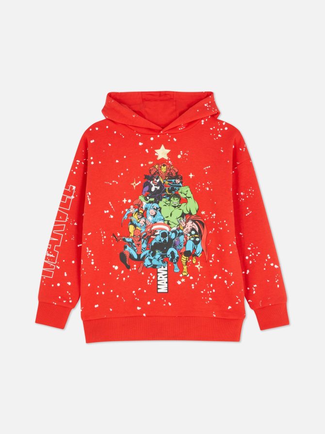 Kids' Marvel Comics Christmas Hoodie