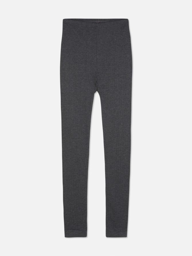 Ribbed Texture Thermal Leggings - Image 5