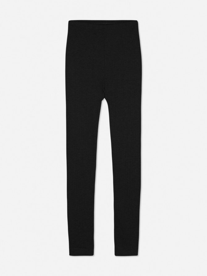 Ribbed Texture Thermal Leggings - Image 5