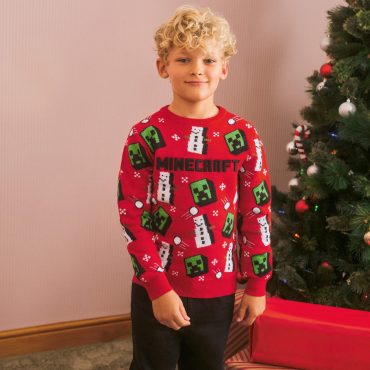 Kids' Minecraft Christmas Sweater
