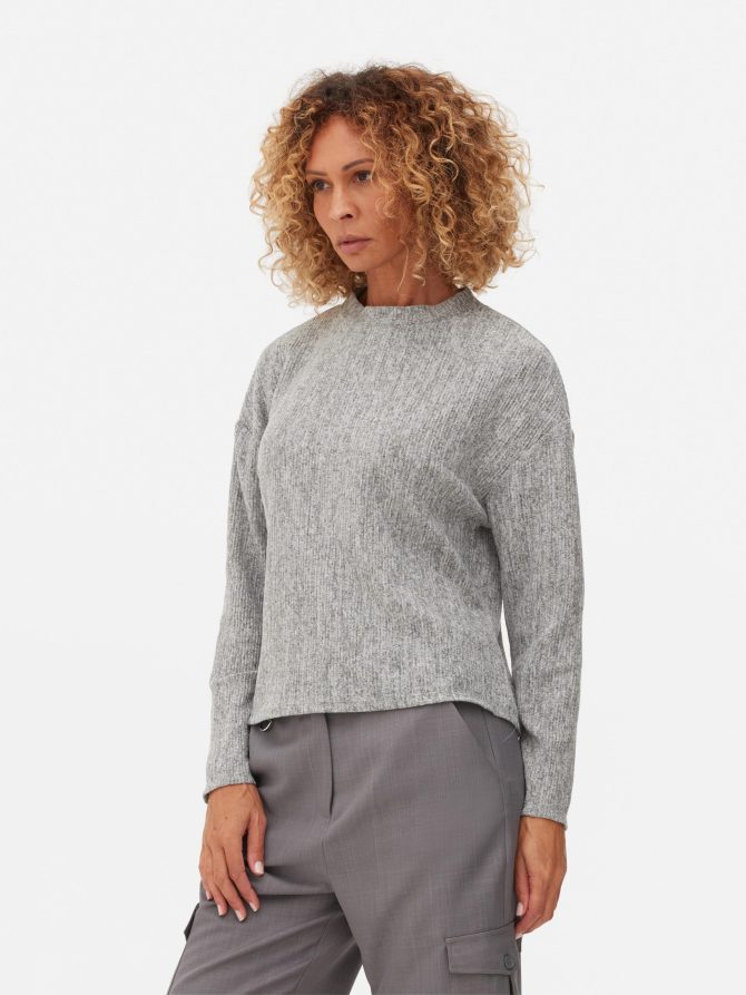 Textured Boxy Sweater - Image 2