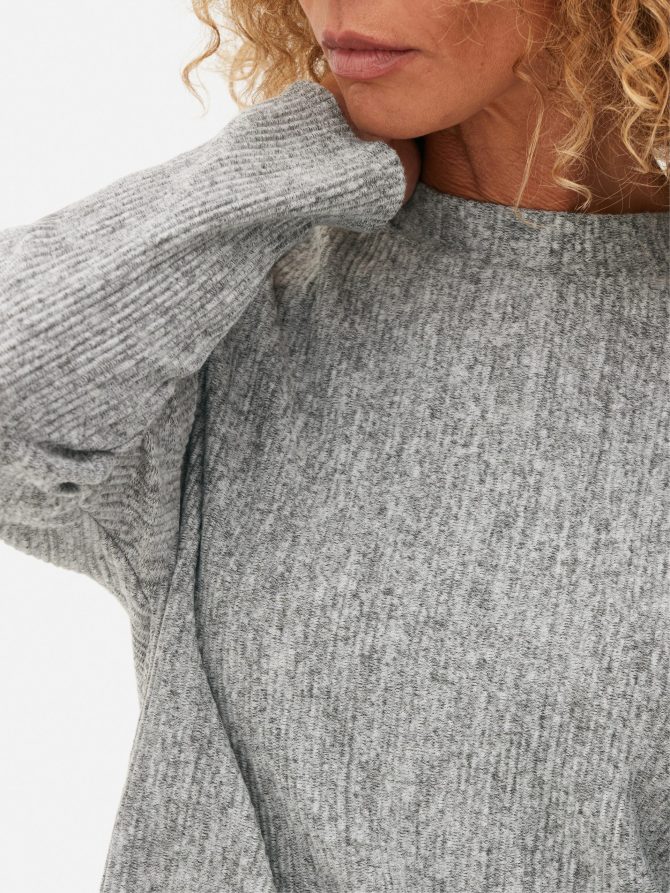 Textured Boxy Sweater - Image 3