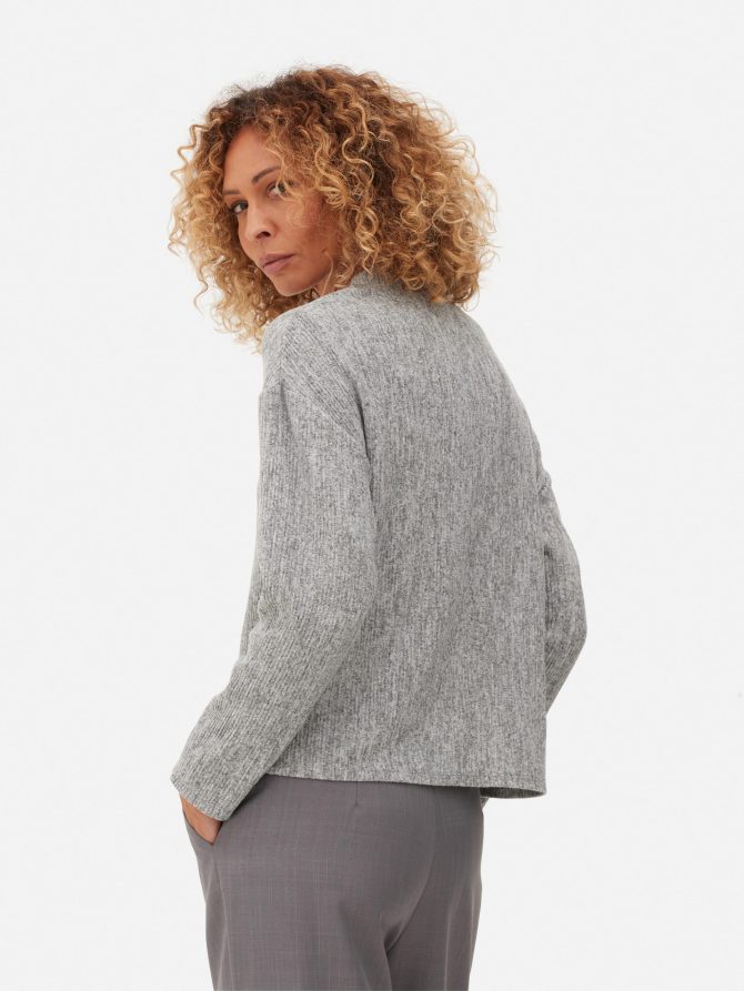 Textured Boxy Sweater - Image 4