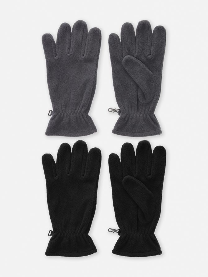 2-Pack Fleece Gloves