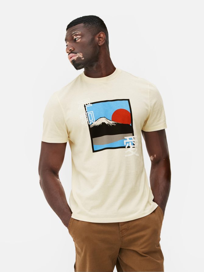 Mount Fuji Sunrise Graphic T-Shirt - Image 2
