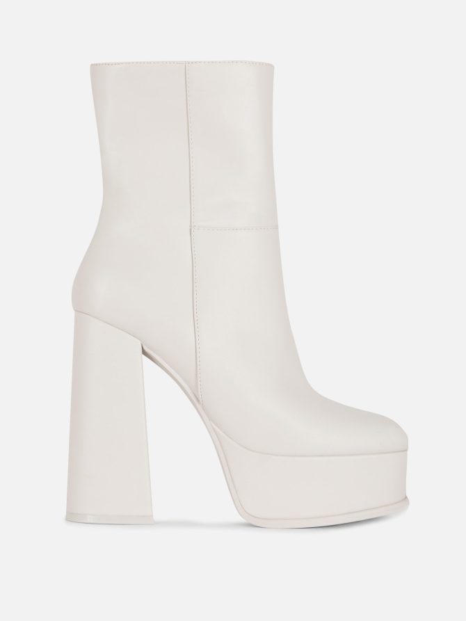 Rita Ora Platform Ankle Boots