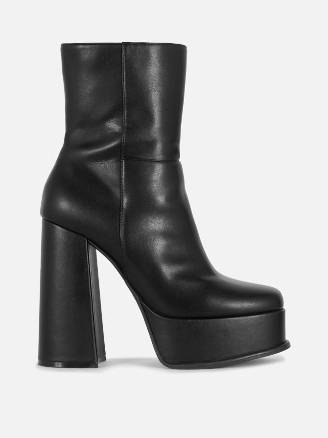 Rita Ora Platform Ankle Boots