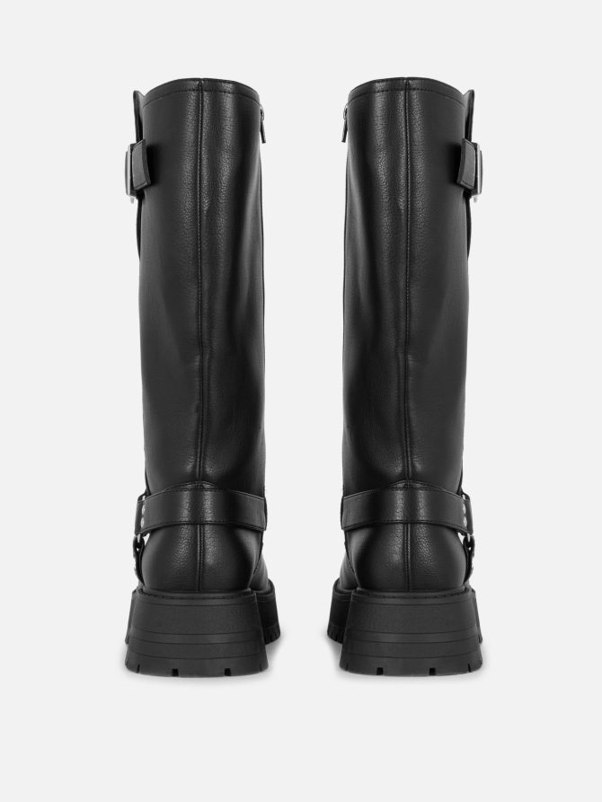 Rita Ora Buckle Biker Boots - Image 3