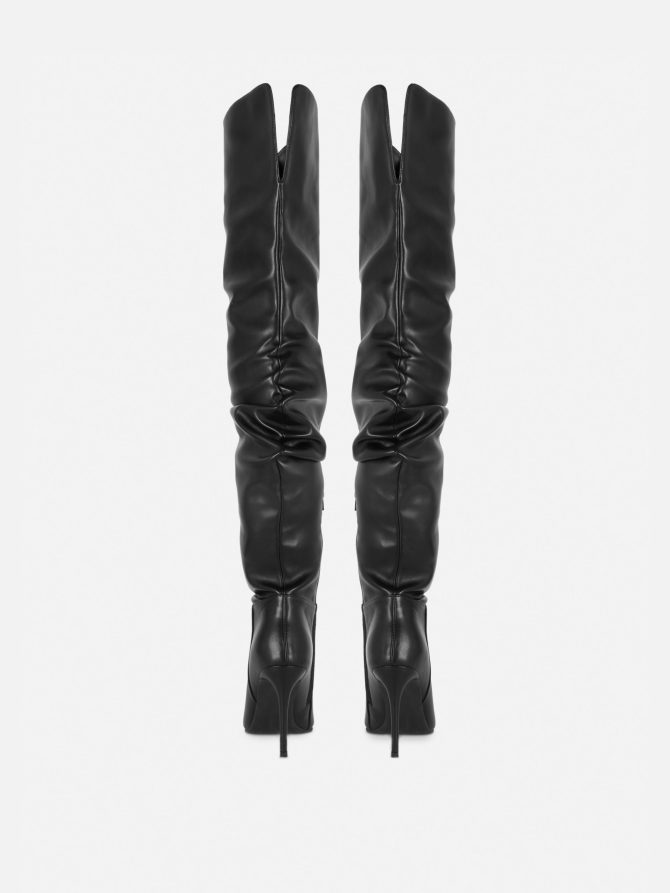 Rita Ora Thigh-High Ruched Stiletto Boots - Image 3