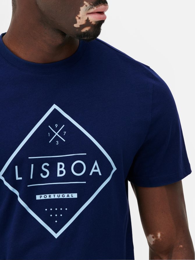 Lisboa Graphic Print T-Shirt - Image 3