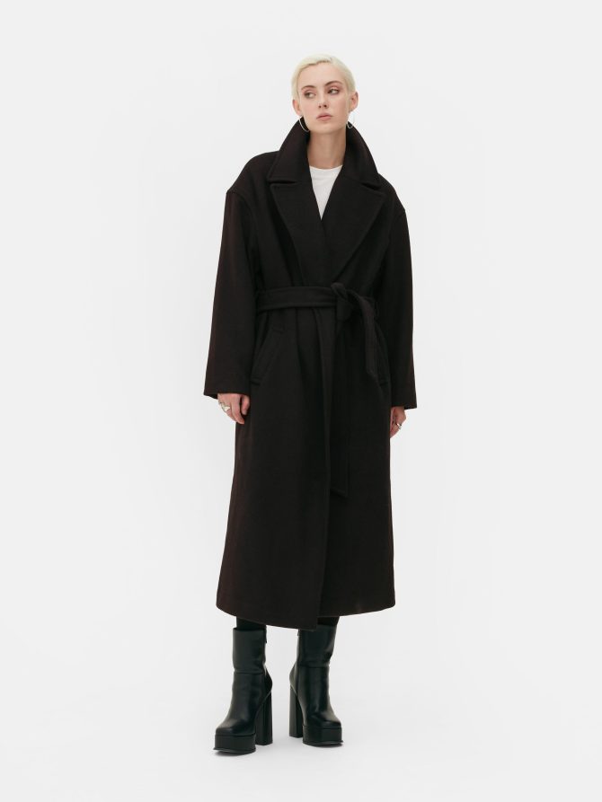Rita Ora Longline Wrap Coat - Image 2