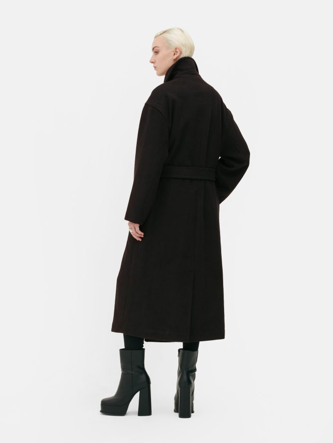 Rita Ora Longline Wrap Coat - Image 4