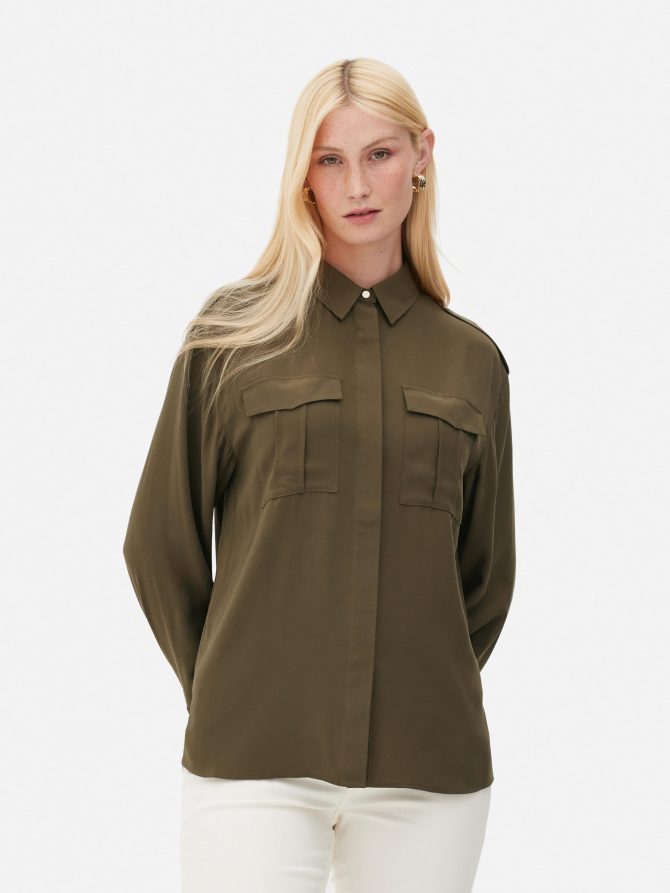 Long Sleeve Utility Shirt - Image 2