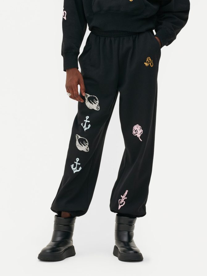 Rita Ora Illustration Print Balloon Joggers - Image 2