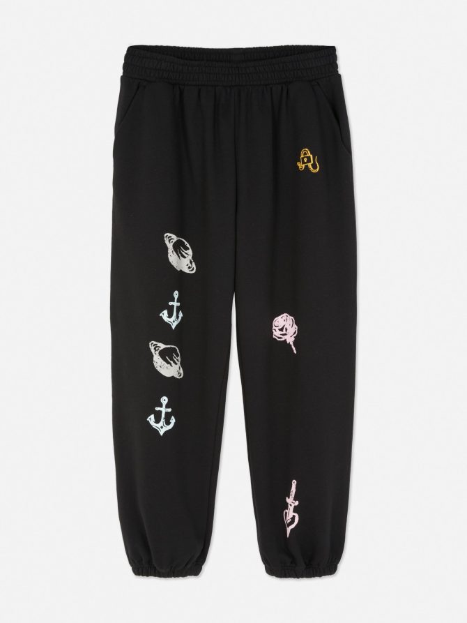 Rita Ora Illustration Print Balloon Joggers - Image 5