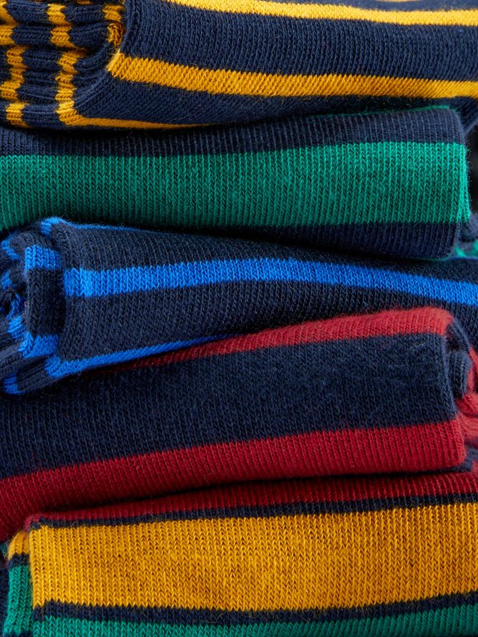 5-Pack Striped Crew Socks - Image 2