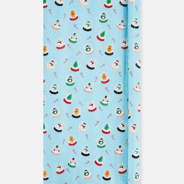 Christmas Symbols Wrapping Paper, 8.75 Yards