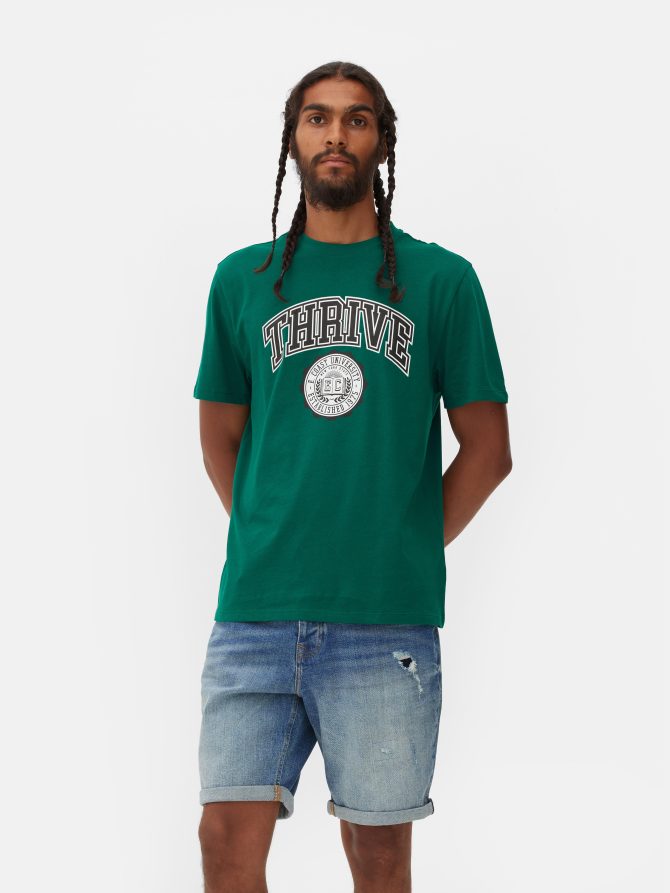 Thrive Varsity Graphic T-Shirt - Image 2