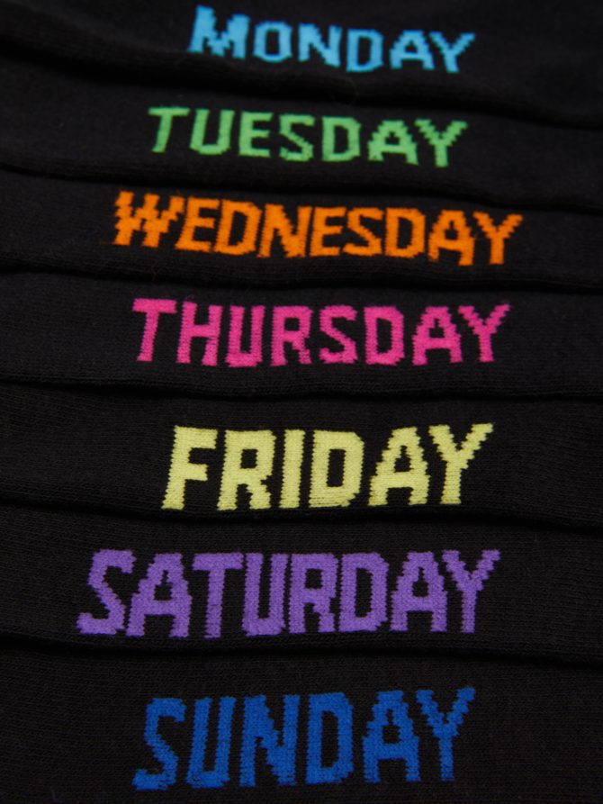 7-Pack Days Of The Week Socks - Image 2