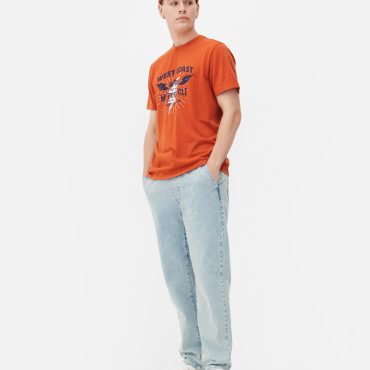 West Coast Motorcycle Graphic T-Shirt