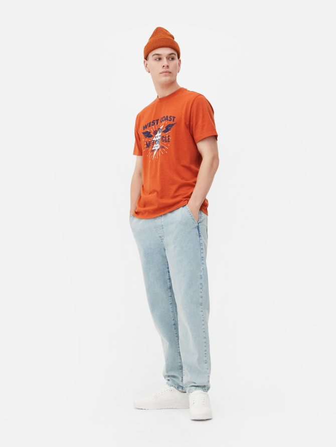 West Coast Motorcycle Graphic T-Shirt