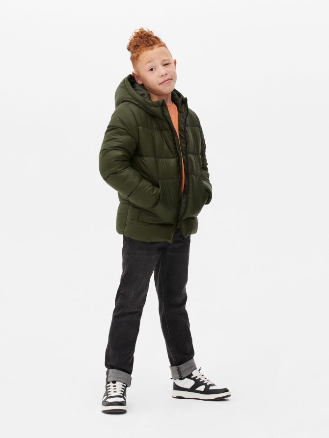 Funnel Neck Puffer Jacket