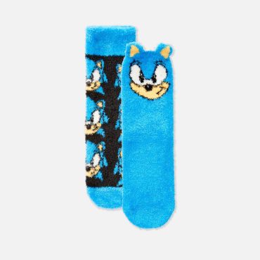 2-Pack Sonic The Hedgehog Fuzzy Socks