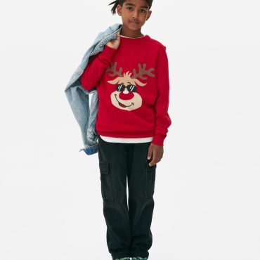Kids' Reindeer Sweater