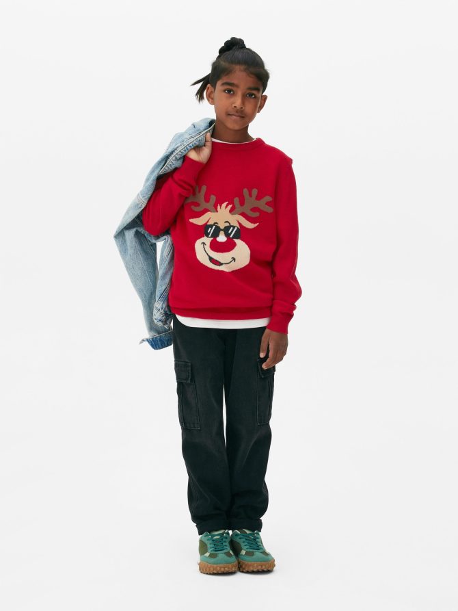 Kids' Reindeer Sweater