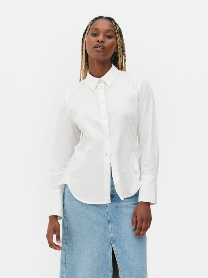 Slim Fit Cotton Poplin Shirt - Image 2