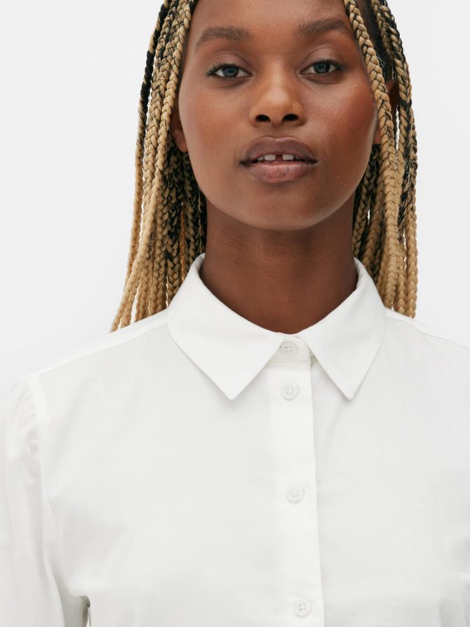 Slim Fit Cotton Poplin Shirt - Image 3