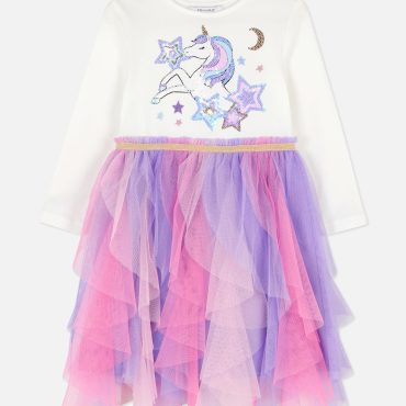 Sequin Unicorn Tutu Dress