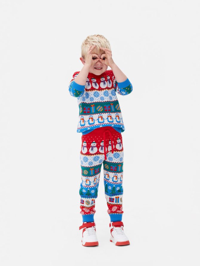 Festive Fair Isle Joggers