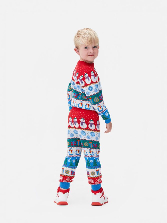 Festive Fair Isle Joggers - Image 2