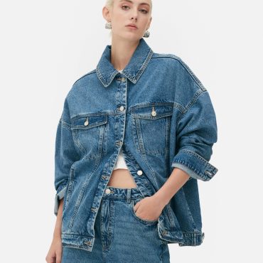 Rita Ora Denim Trucker Jacket