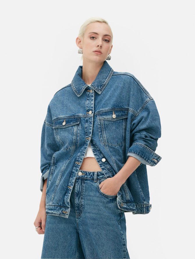 Rita Ora Denim Trucker Jacket