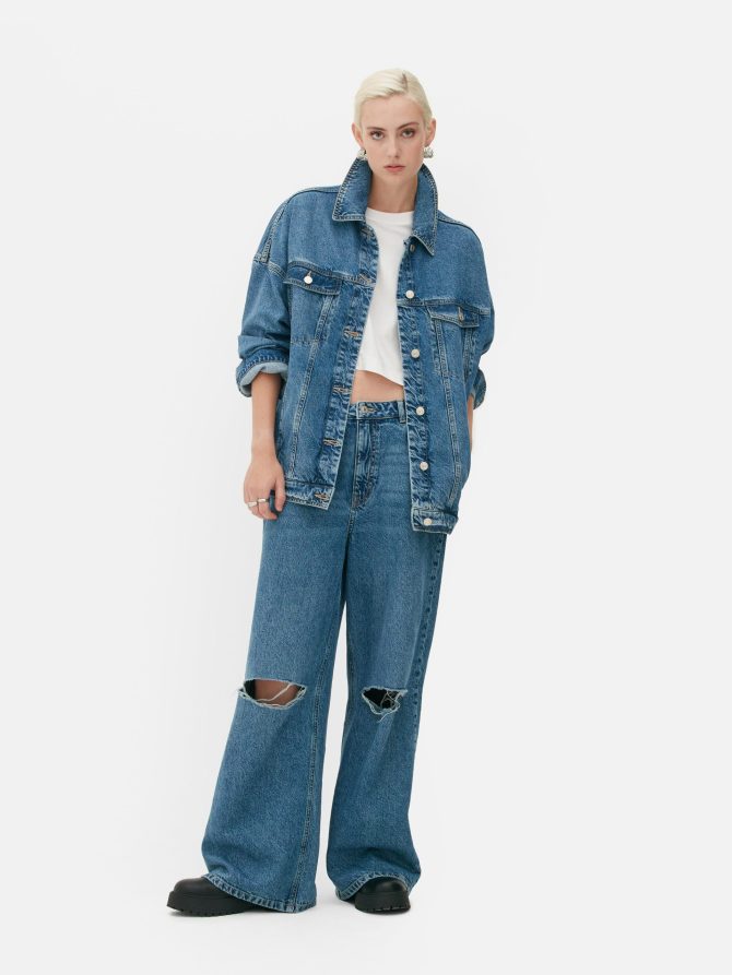 Rita Ora Denim Trucker Jacket - Image 2