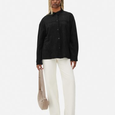 Faux Suede Shacket