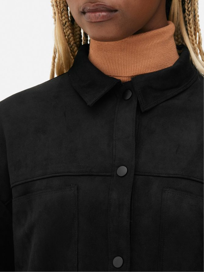 Faux Suede Shacket - Image 3