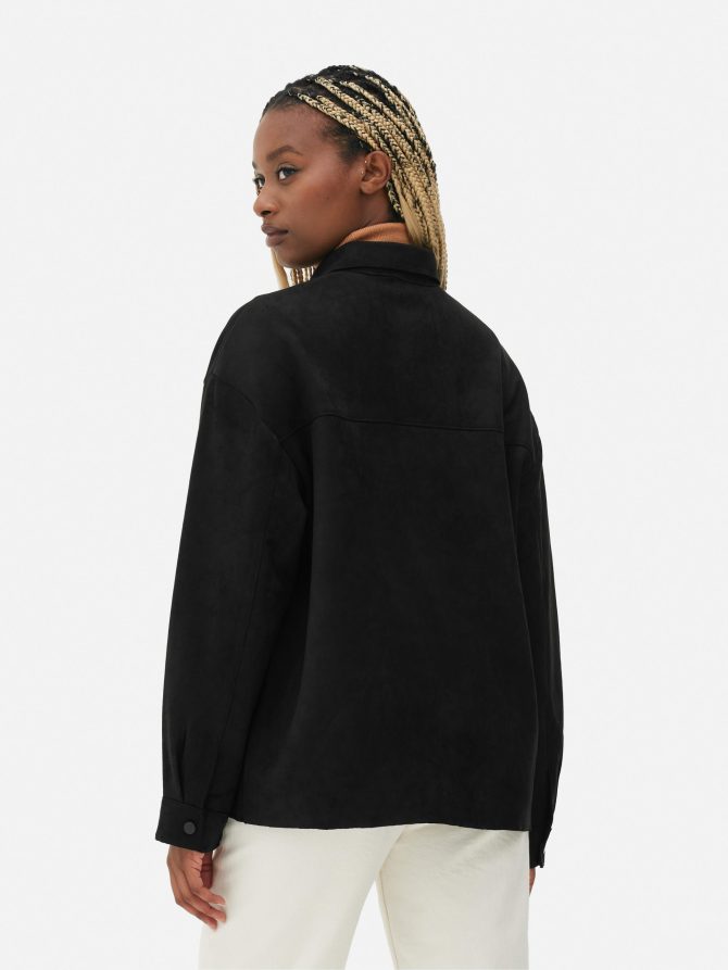 Faux Suede Shacket - Image 4