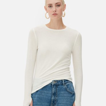 Rita Ora Long Sleeve Jersey Top