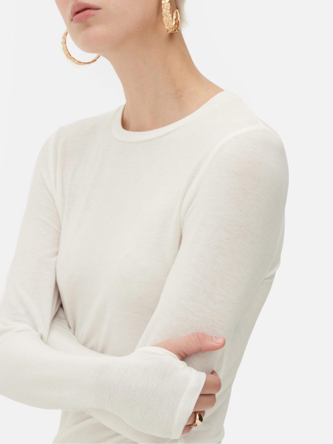 Rita Ora Long Sleeve Jersey Top - Image 3