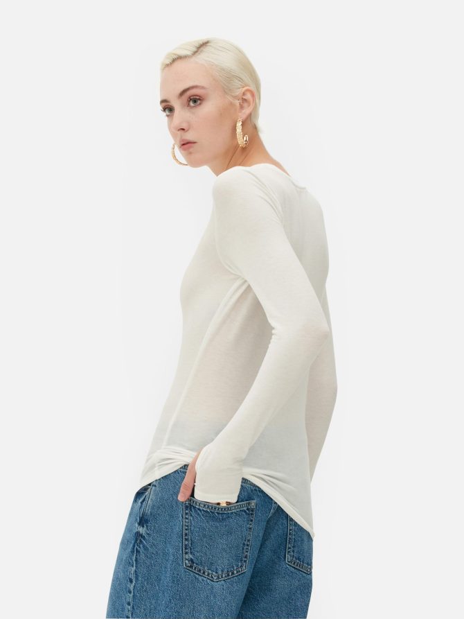 Rita Ora Long Sleeve Jersey Top - Image 4