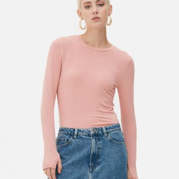 Rita Ora Long Sleeve Jersey Top
