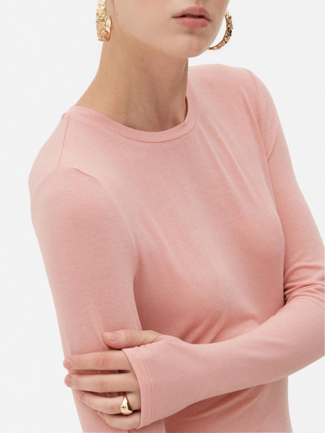 Rita Ora Long Sleeve Jersey Top - Image 3