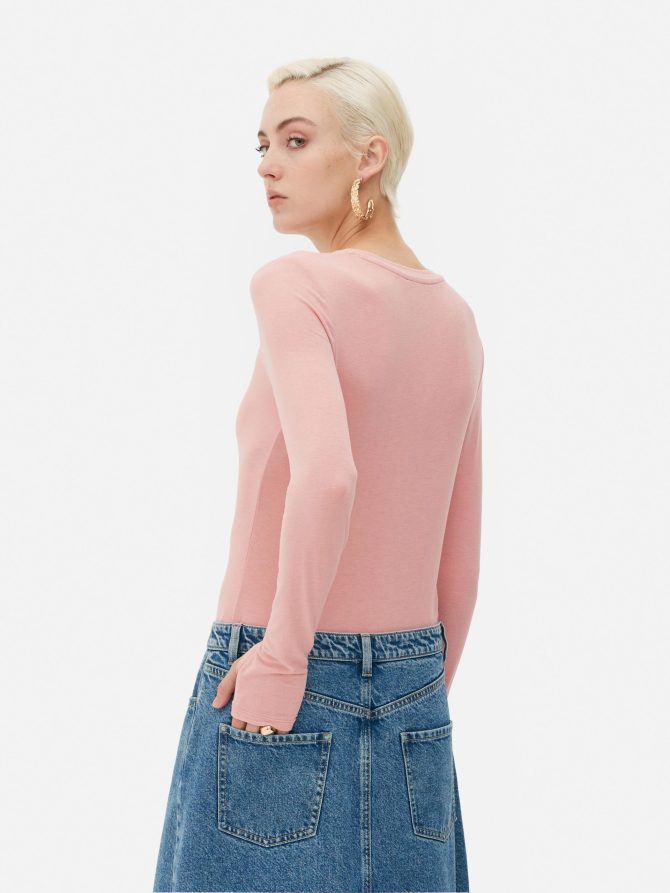 Rita Ora Long Sleeve Jersey Top - Image 4