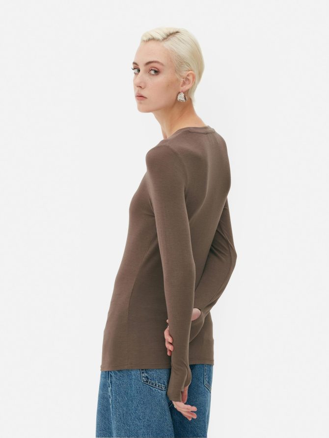 Rita Ora Long Sleeve Jersey Top - Image 5