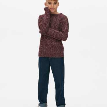 Twisted Cable Knit Sweater