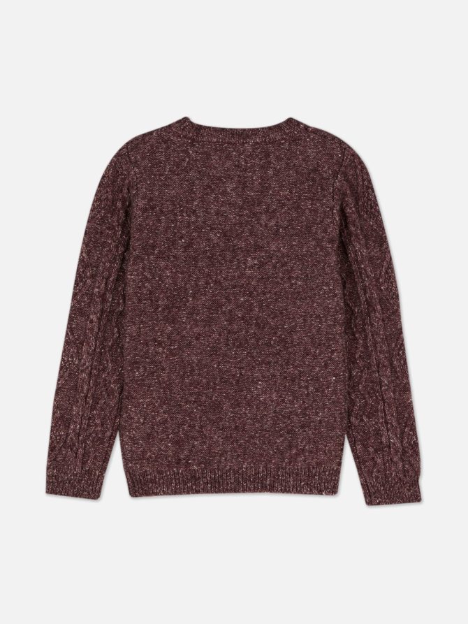 Twisted Cable Knit Sweater - Image 4